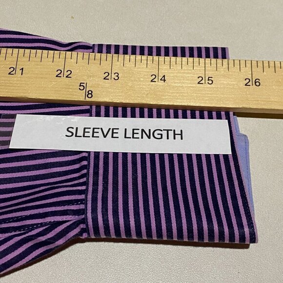 Robert Graham Men's Long Sleeve Button up Shirt 100% Cotton XL Contrasting cuff - Picture 12 of 14